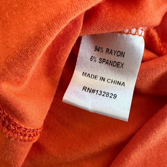 Superdown Revolve Shirt Dress Simona Tee Dress Size Small Orange EUC Soft Chic - Picture 5 of 6
